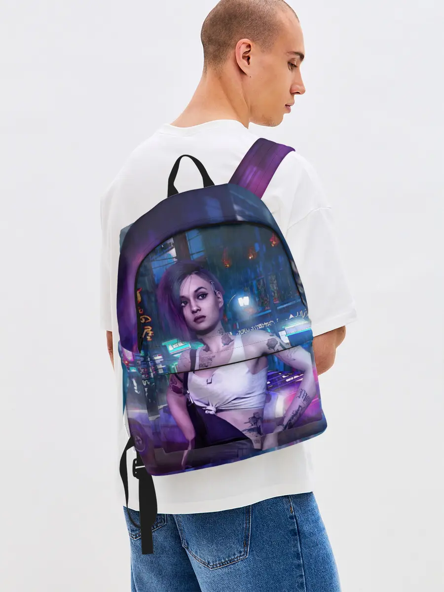 Рюкзак джинсовый / Cyberpunk 2077