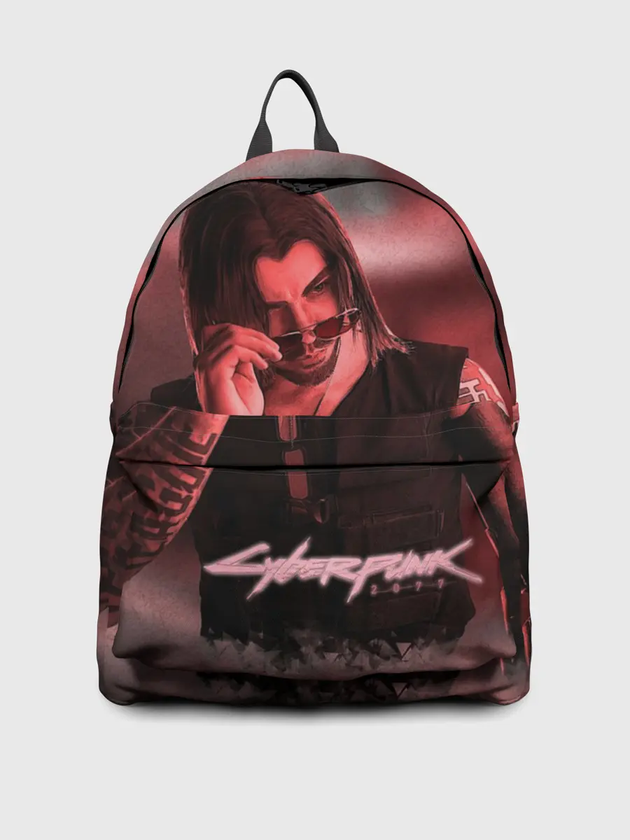 Рюкзак джинсовый / Johnny Silverhand Cyberpunk