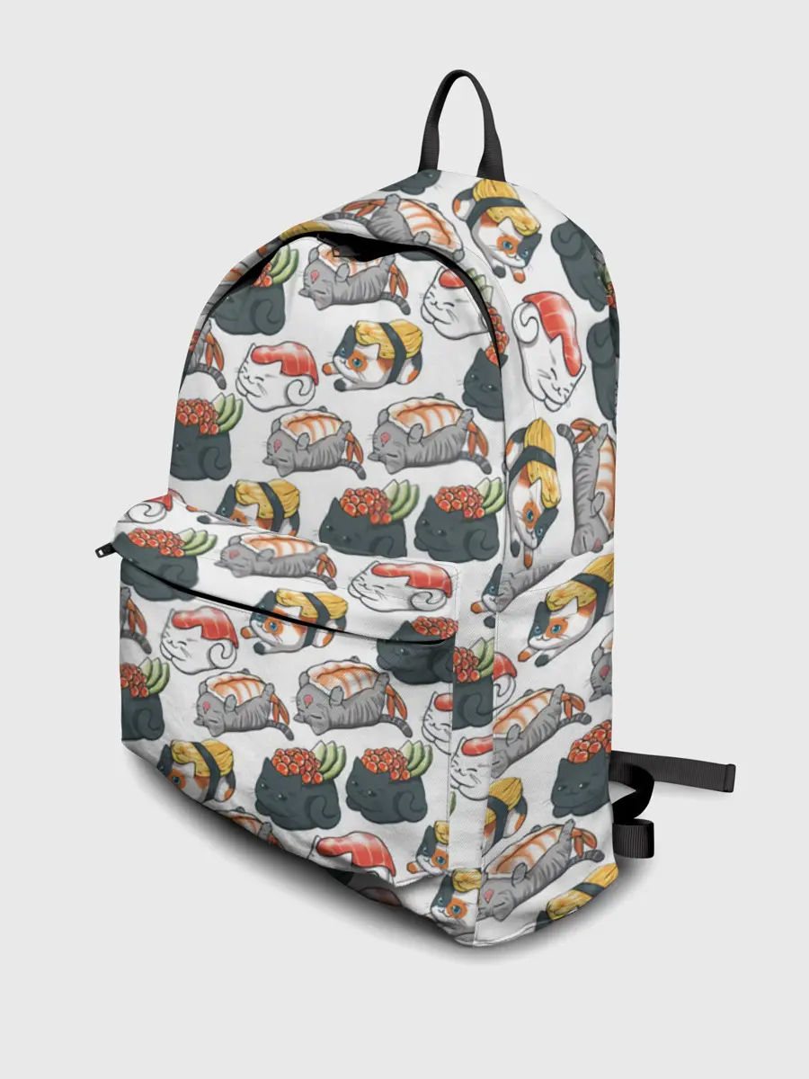 Рюкзак джинсовый / Котики | Суши