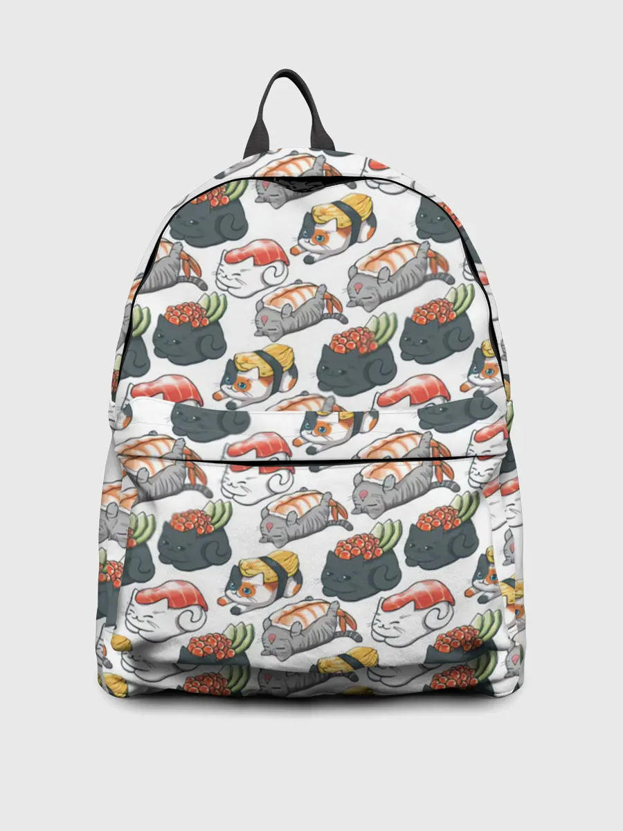 Рюкзак джинсовый / Котики | Суши