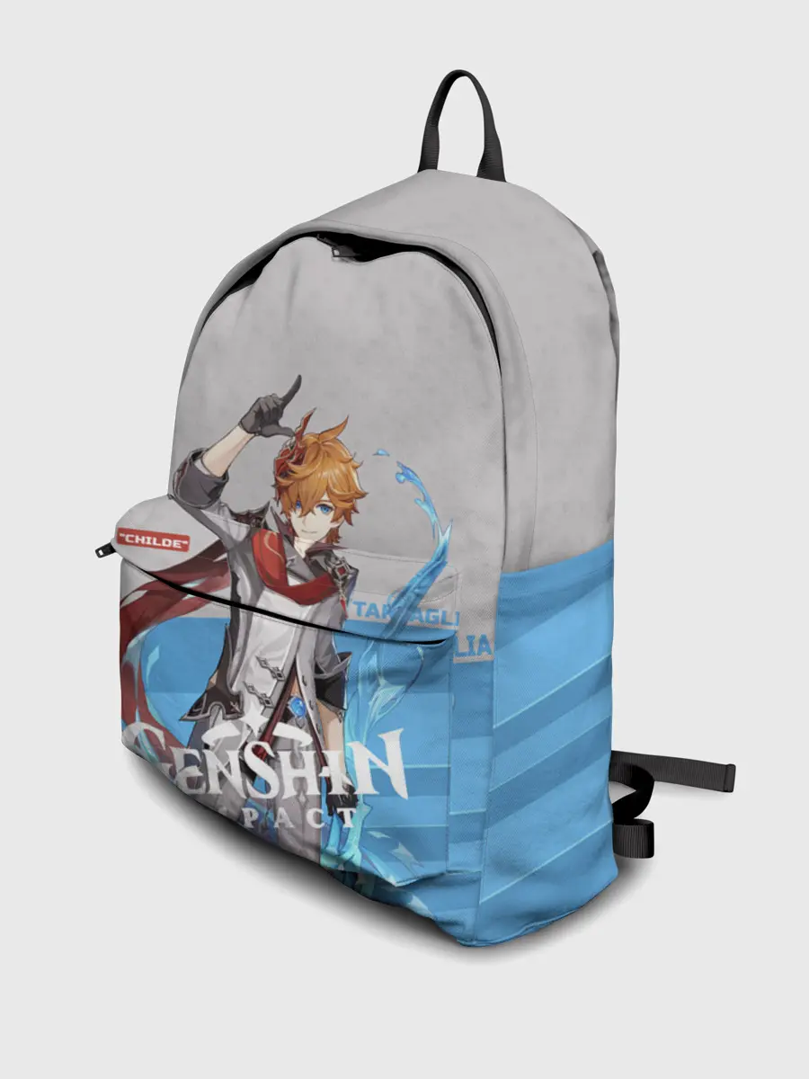 Рюкзак джинсовый / Genshin Impact - Tartaglia