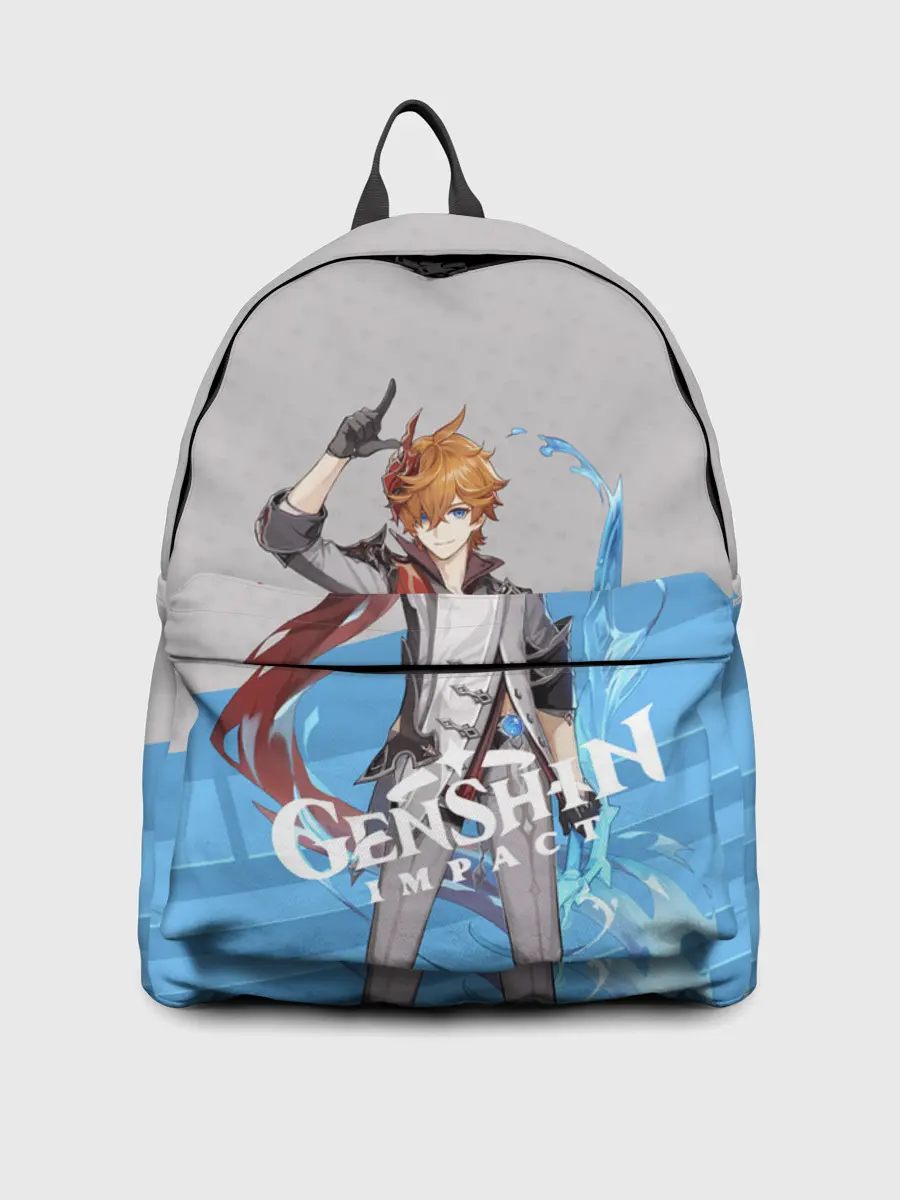 Рюкзак джинсовый / Genshin Impact - Tartaglia