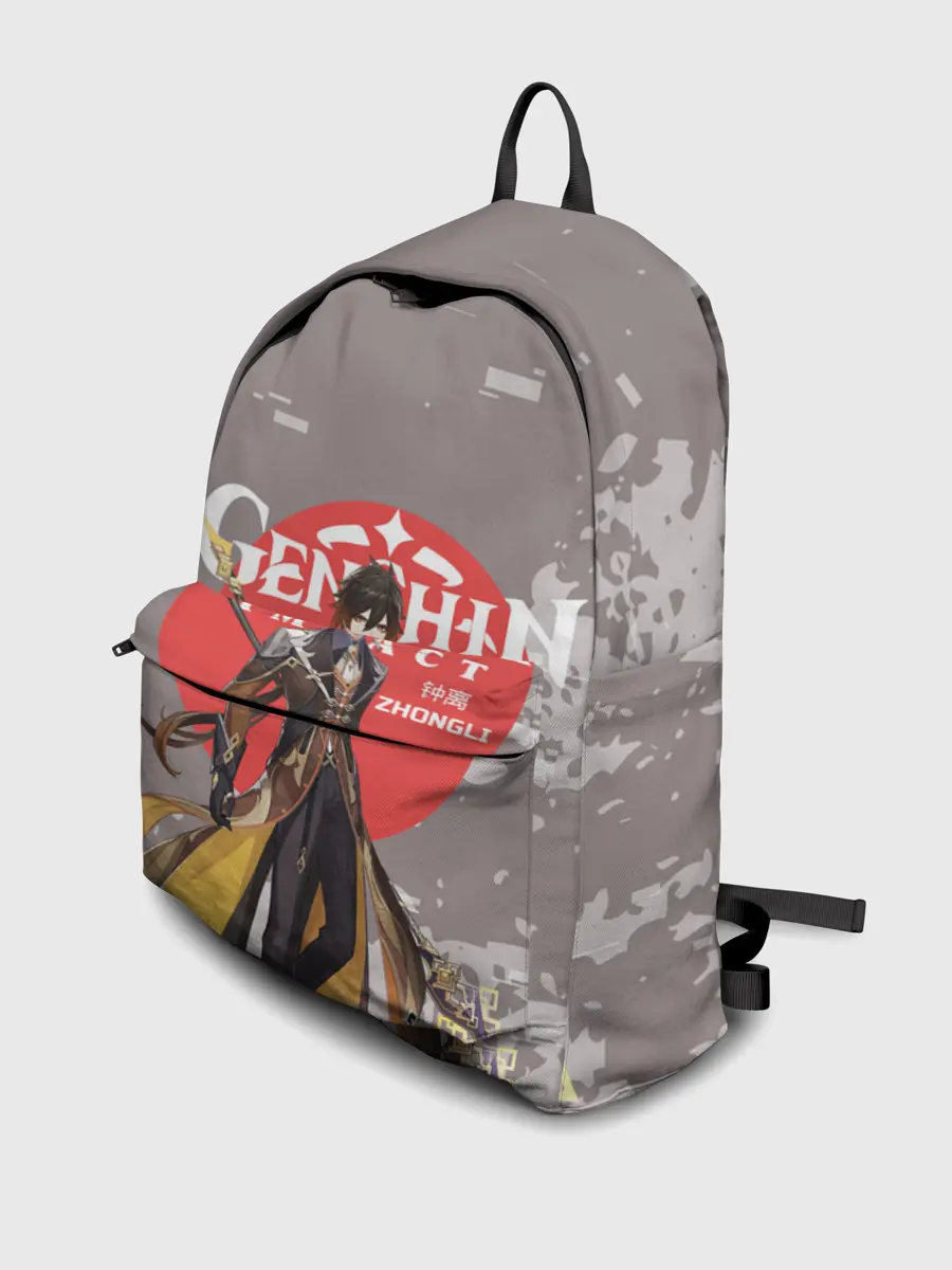 Рюкзак джинсовый / Genshin Impact - Zhongli