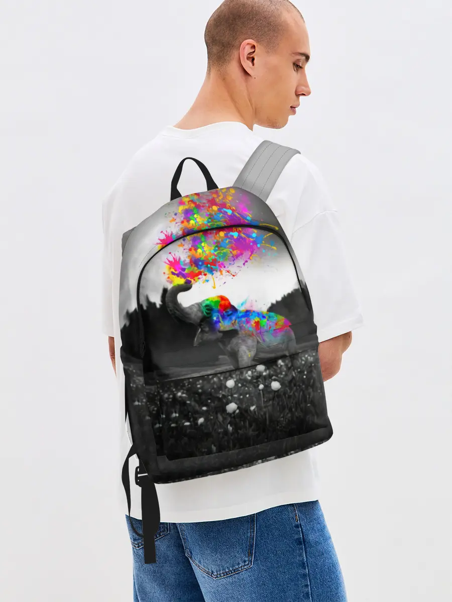 Рюкзак джинсовый / Слон