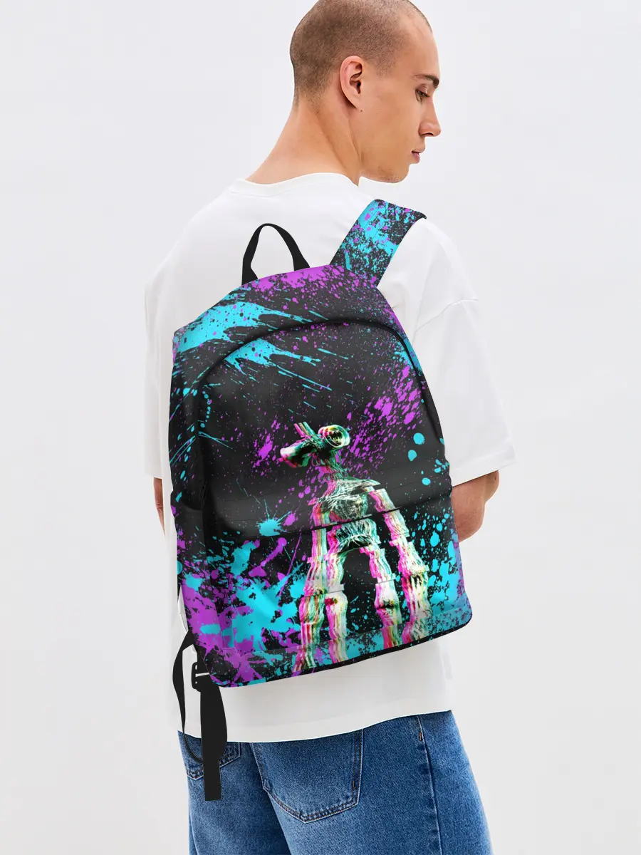 Рюкзак джинсовый / Siren Head - Ultra Glitch