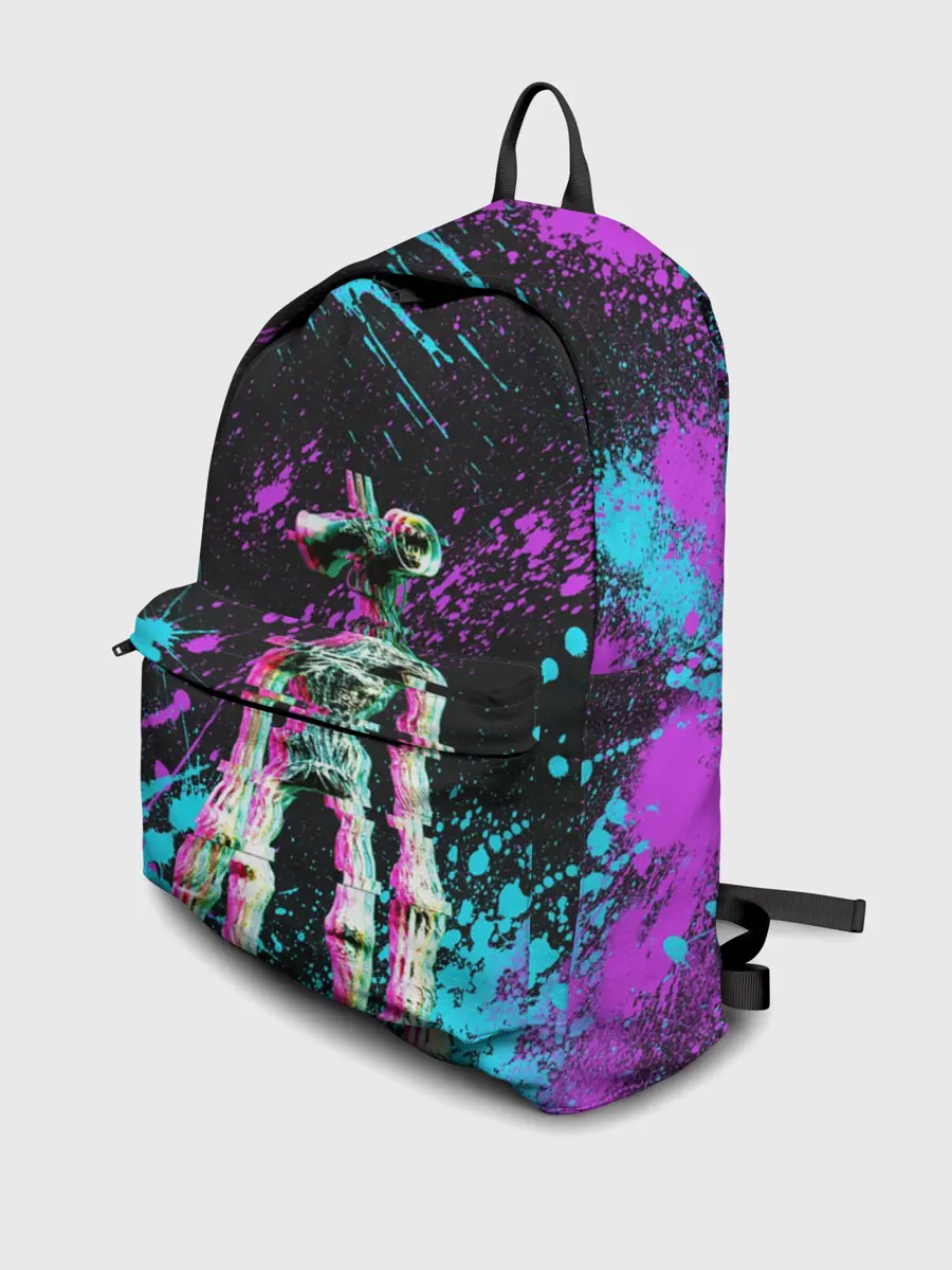 Рюкзак джинсовый / Siren Head - Ultra Glitch