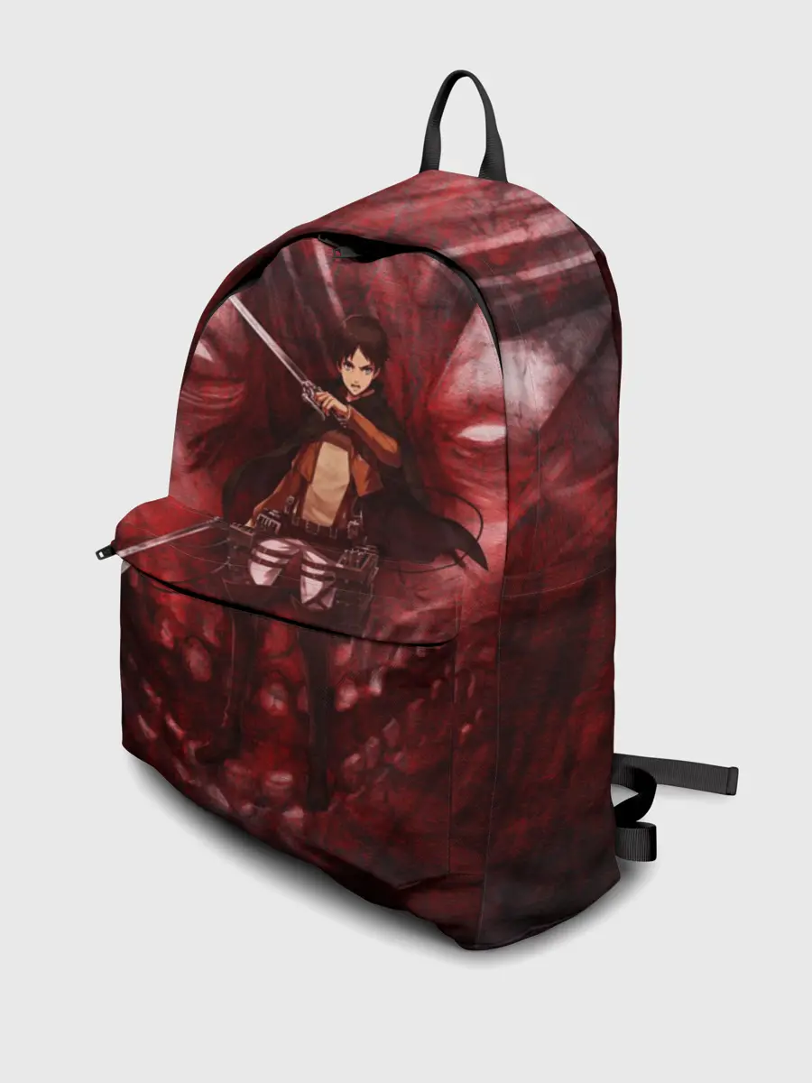 Рюкзак джинсовый / Эрен Йегер или Титан?