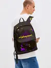 Рюкзак джинсовый / Cyberpunk 2077