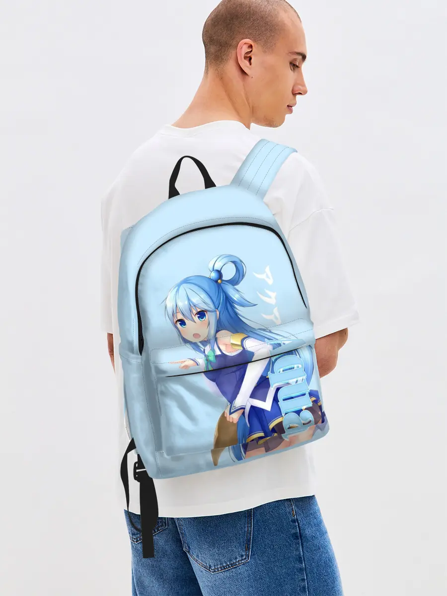 Рюкзак джинсовый / коносуба аква поза