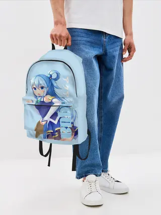 Рюкзак джинсовый / коносуба аква поза