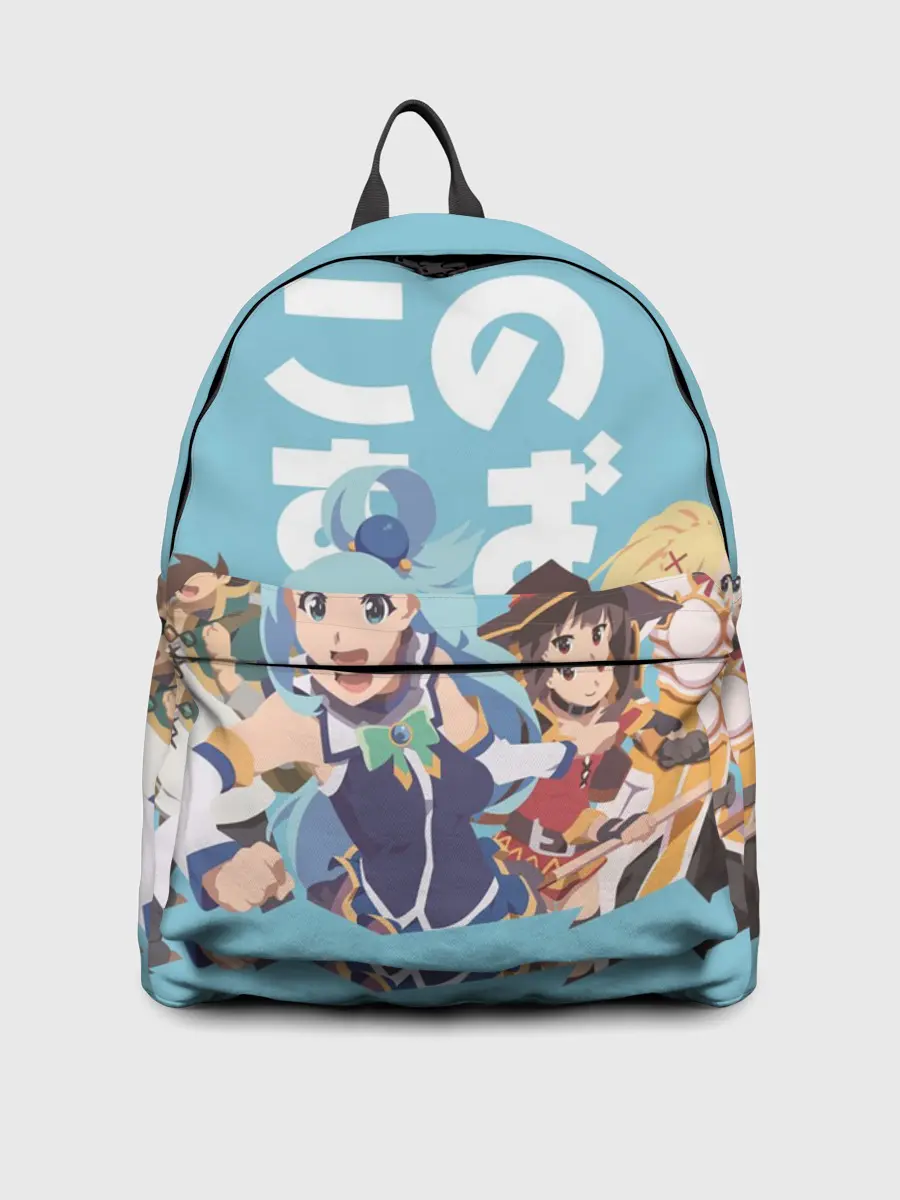 Рюкзак джинсовый / KonoSuba заставка