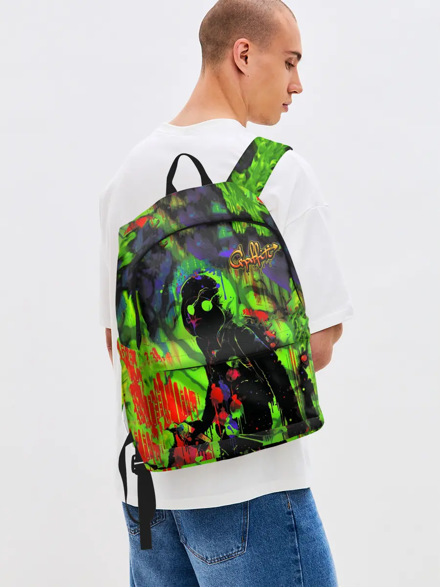 Рюкзак джинсовый / Граффити