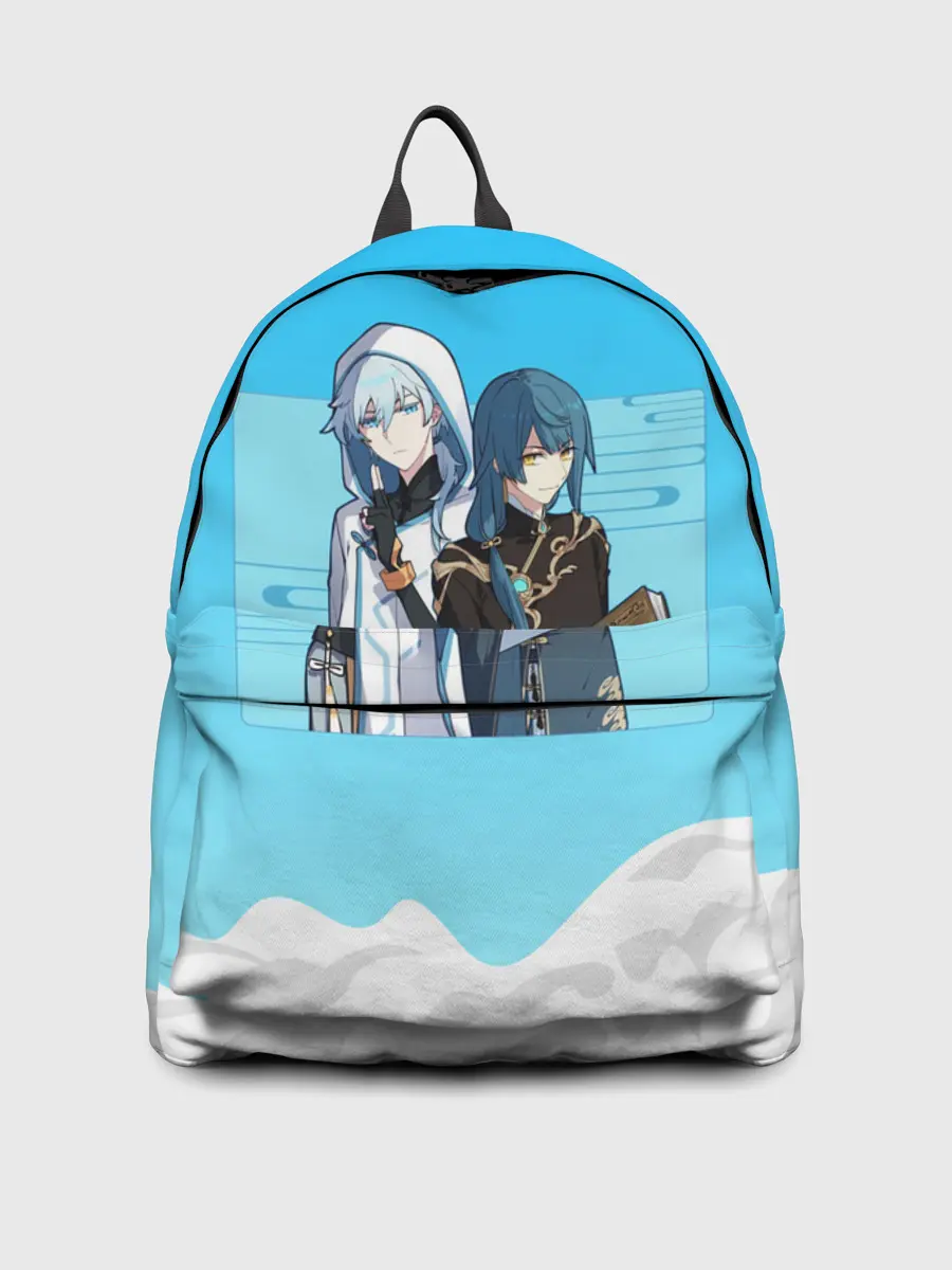 Рюкзак джинсовый / Genshin Impact