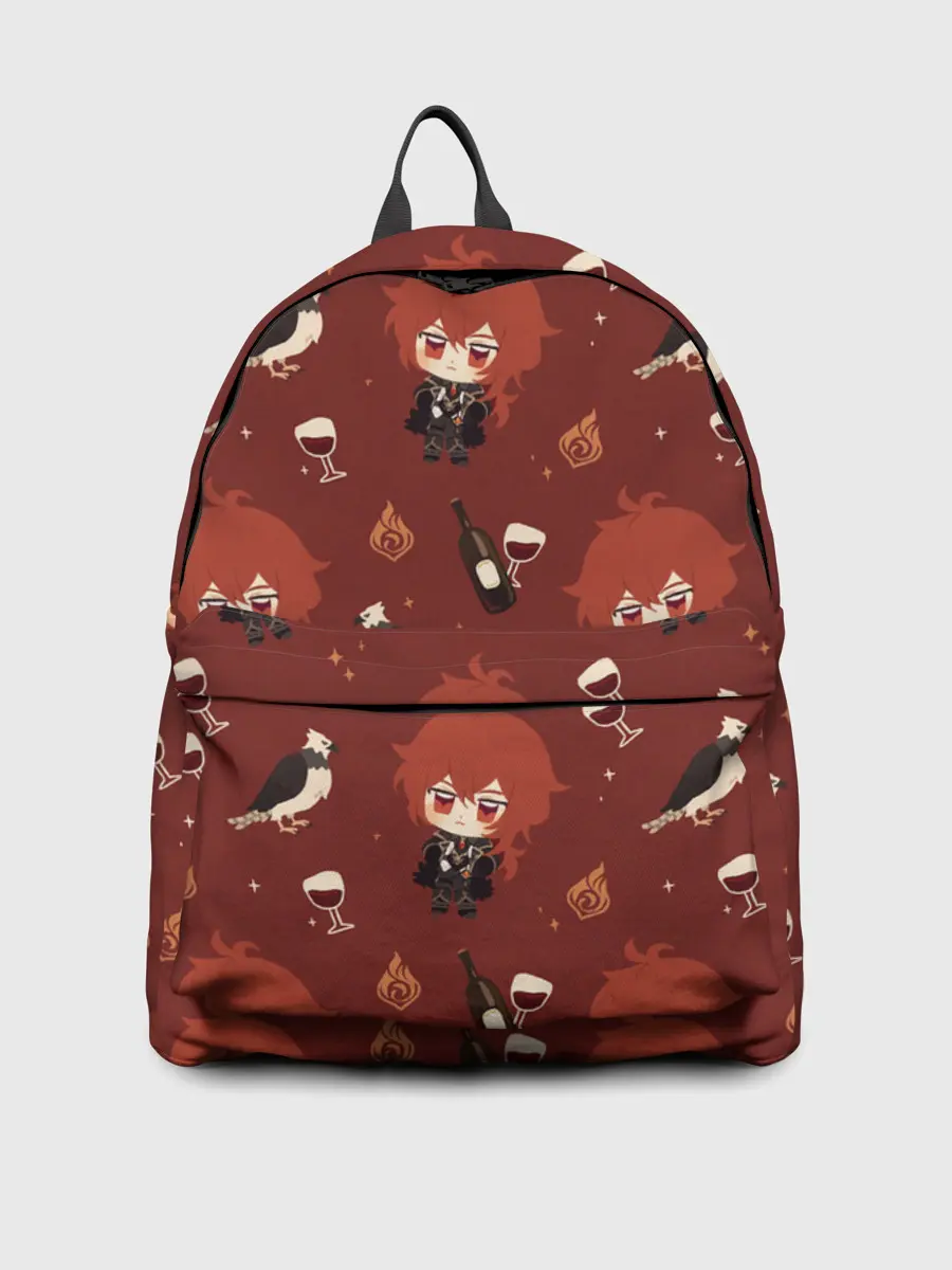 Рюкзак джинсовый / Genshin Impact