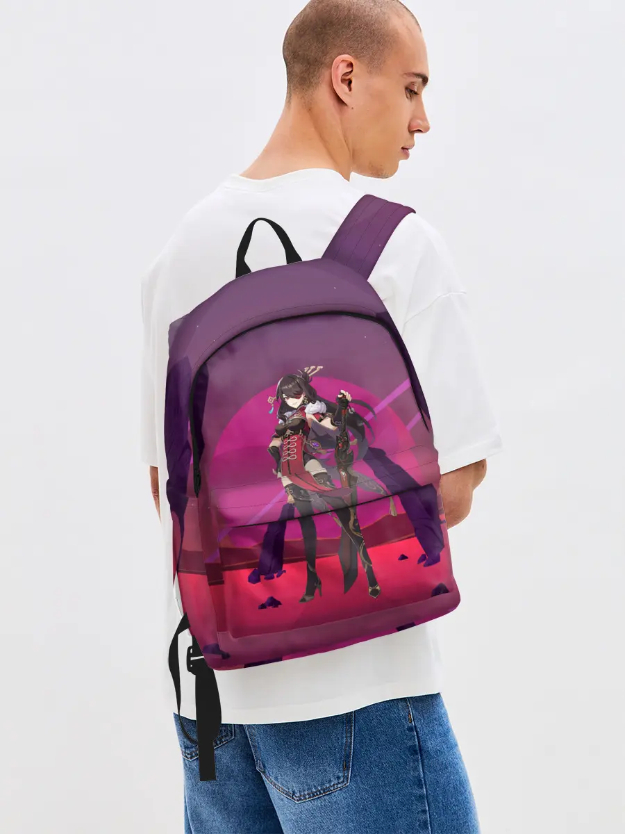 Рюкзак джинсовый / Genshin Impact