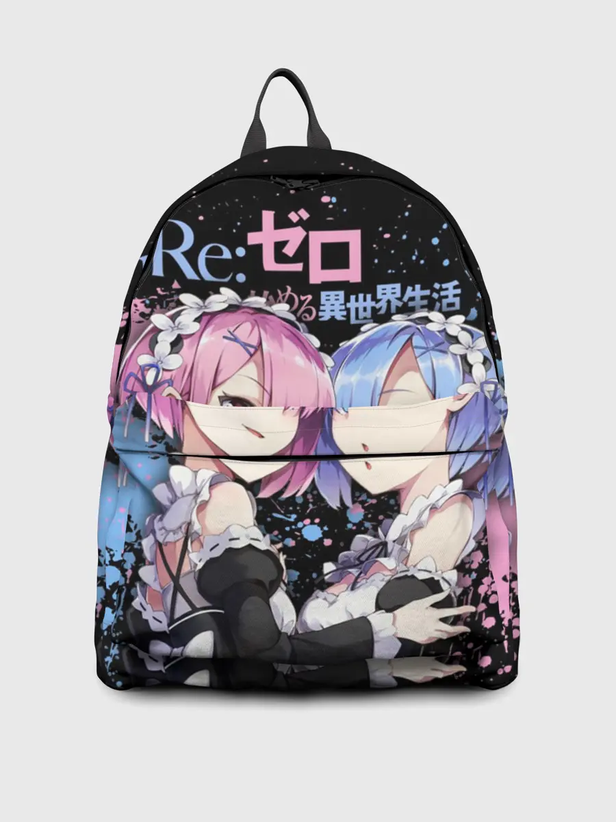 Рюкзак джинсовый / Re:Zero, Рам и Рем