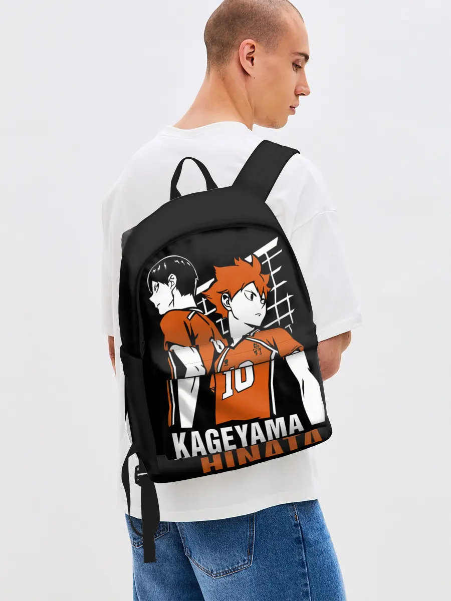 Рюкзак джинсовый / Haikyuu Hinata Kageyama