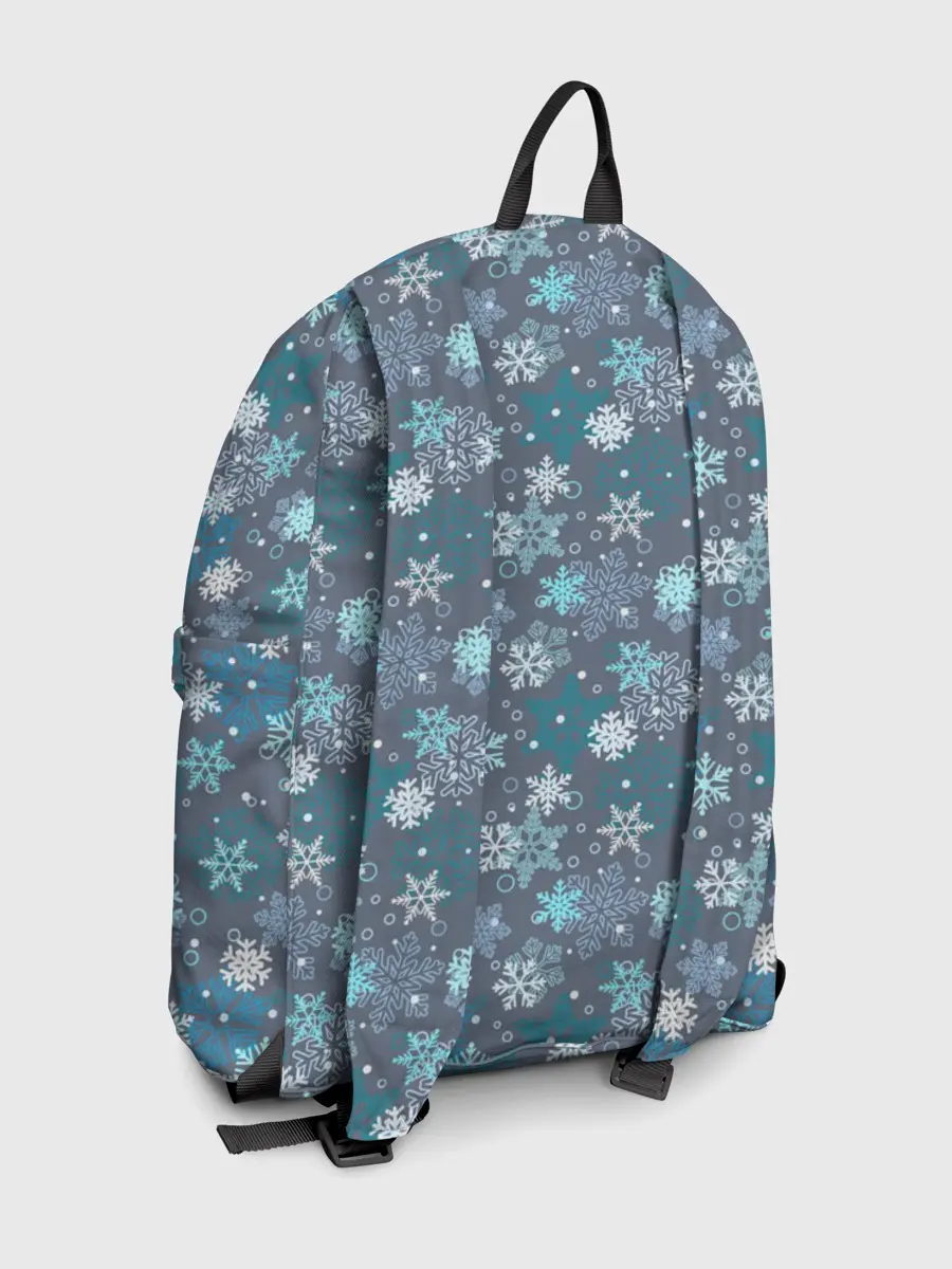 Рюкзак джинсовый / Снежинки