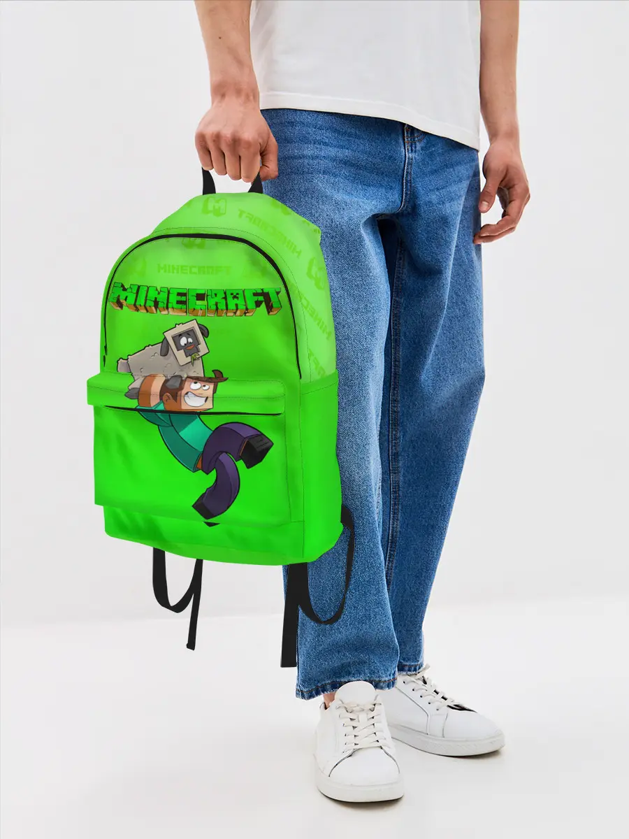 Рюкзак джинсовый / Minecraft