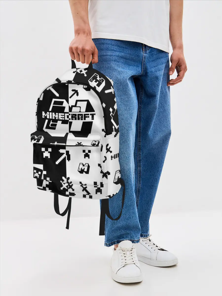 Рюкзак джинсовый / Minecraft