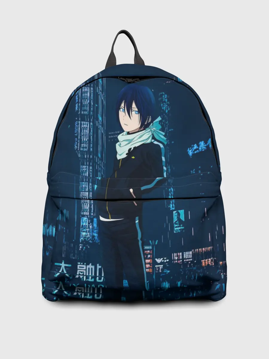 Рюкзак джинсовый / Ято на фоне города