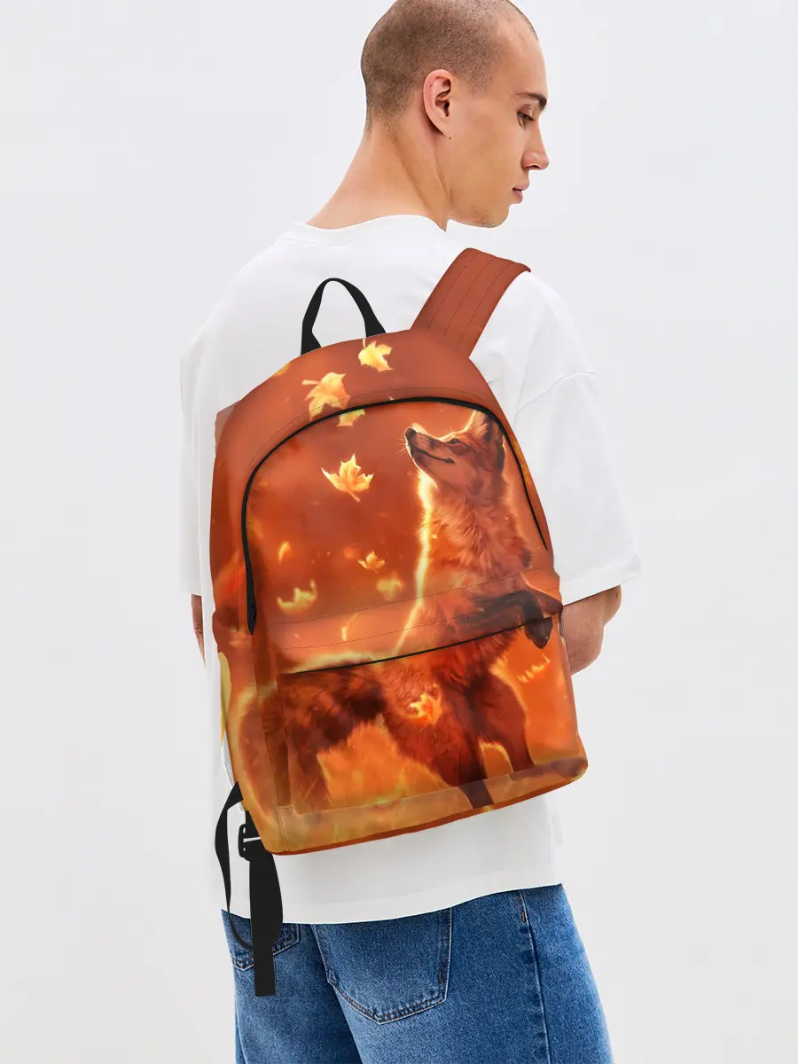 Рюкзак джинсовый / Лисенок