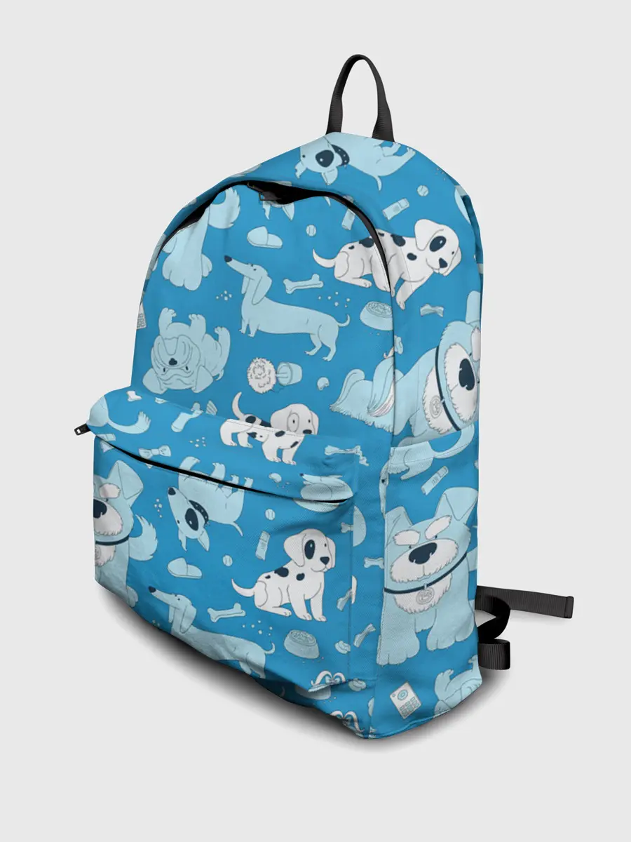 Рюкзак джинсовый / Собачки