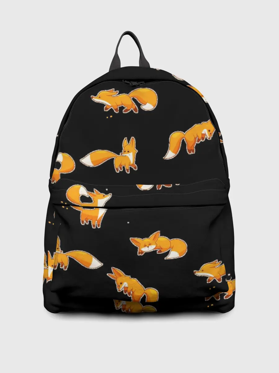 Рюкзак джинсовый / Лисы