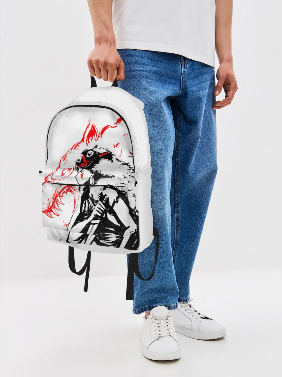 Рюкзак джинсовый / Принцесса Мононоке