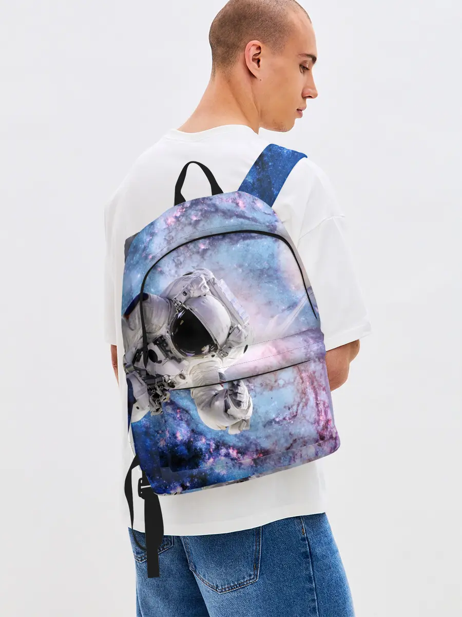 Рюкзак джинсовый / Космонавт