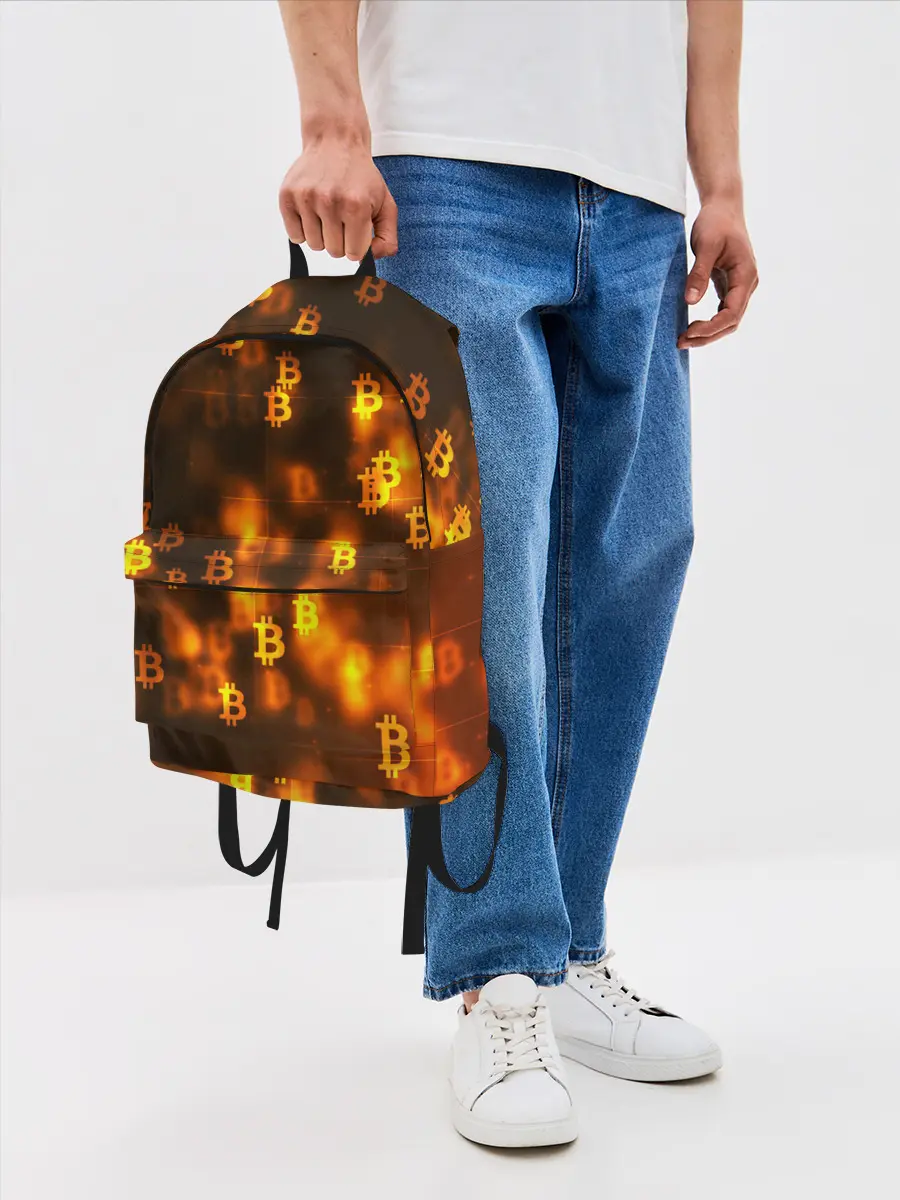 Рюкзак джинсовый / BITCOIN KRYPTONATE