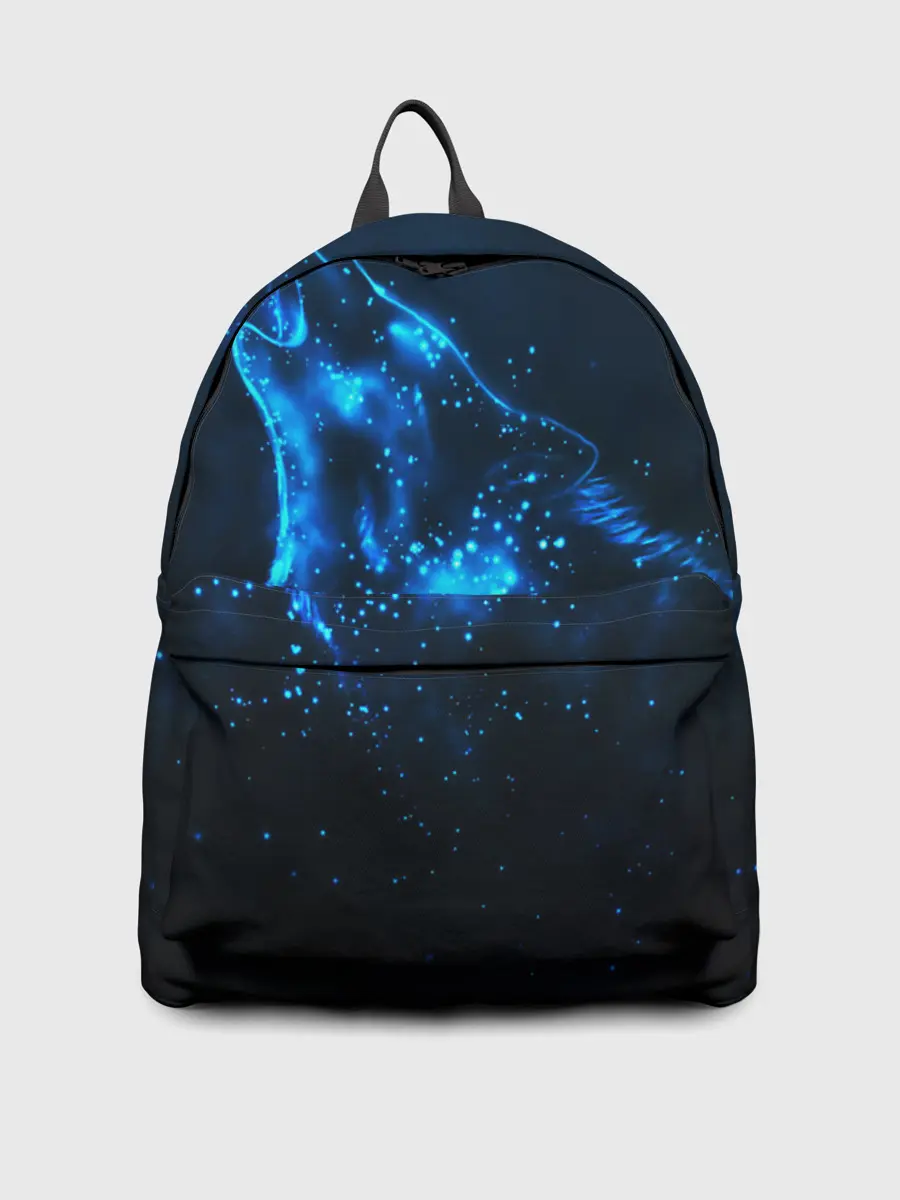 Рюкзак джинсовый / Космический Волк