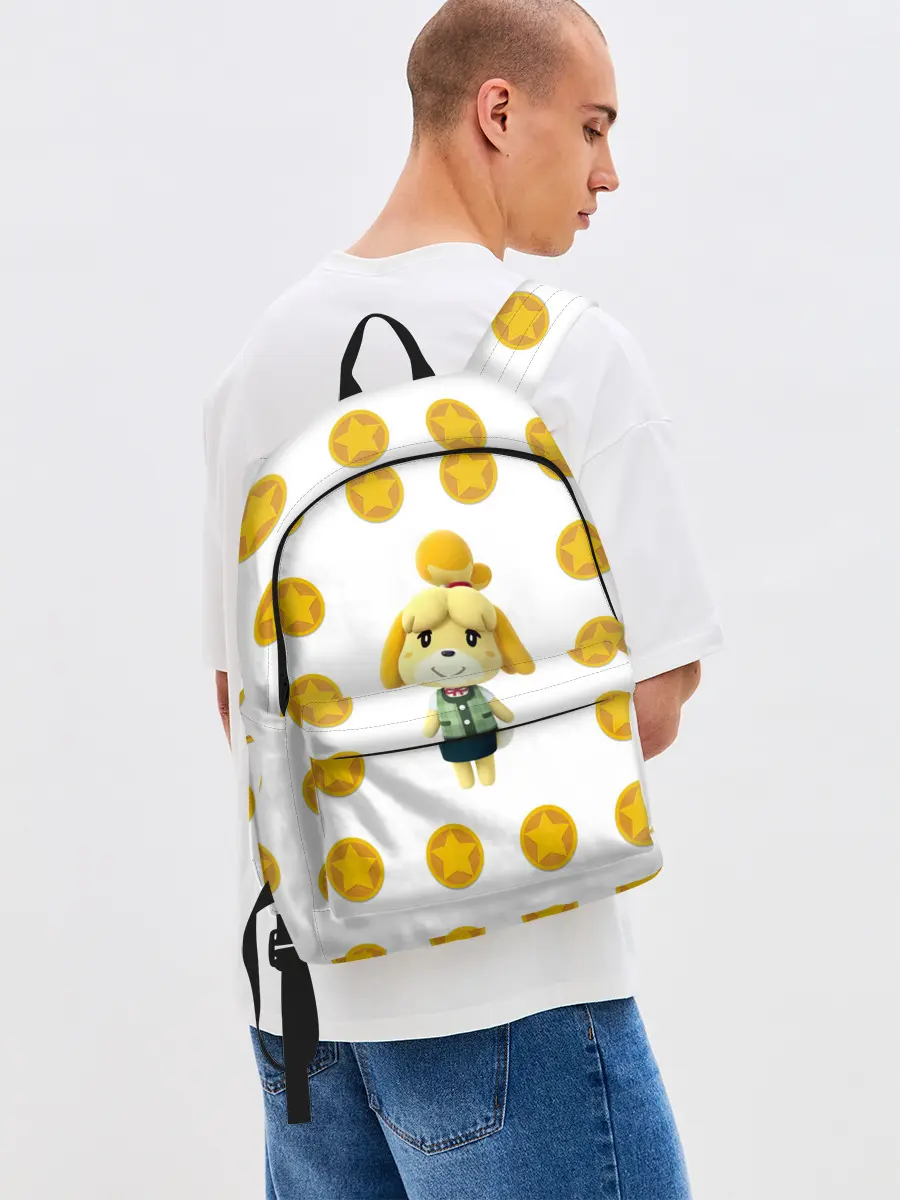 Рюкзак джинсовый / Animal crossing - Isabelle