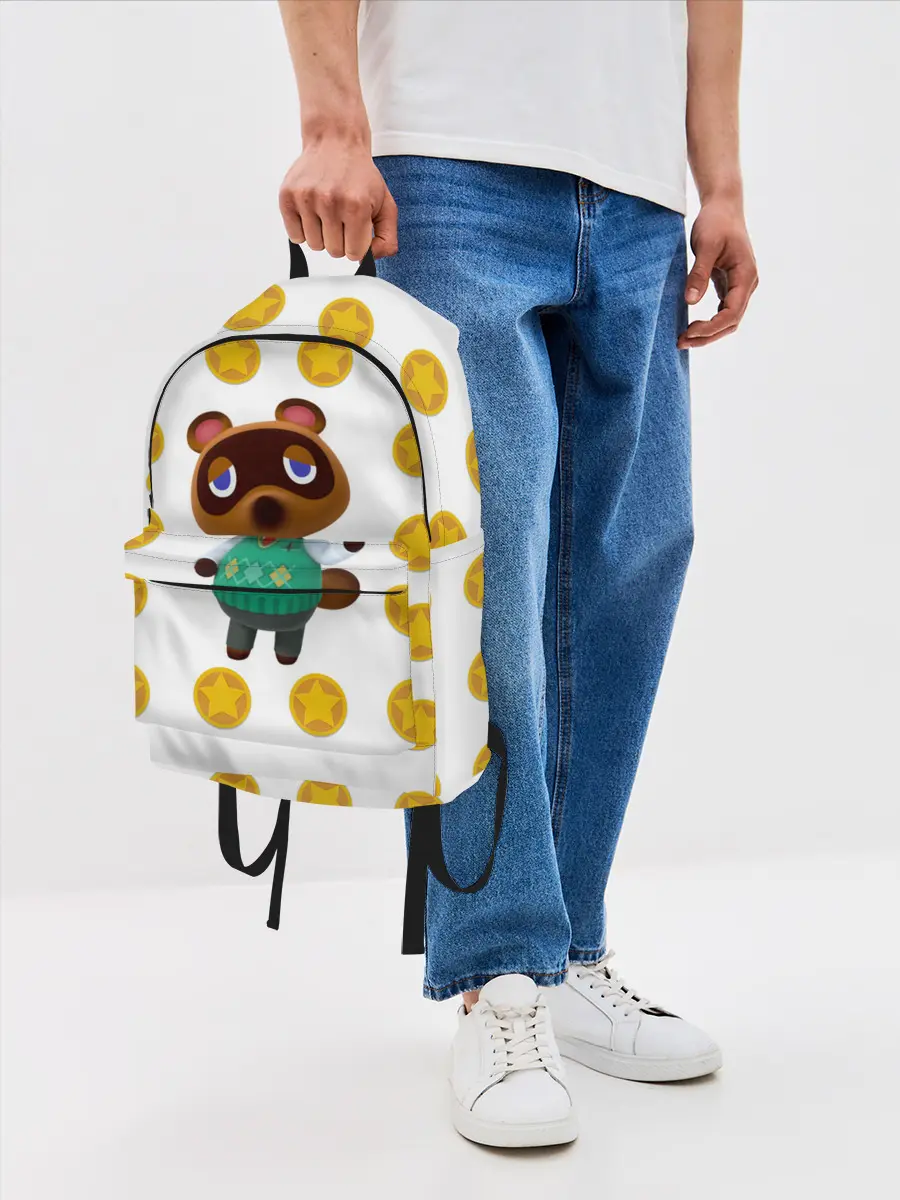 Рюкзак джинсовый / Animal crossing - Nook