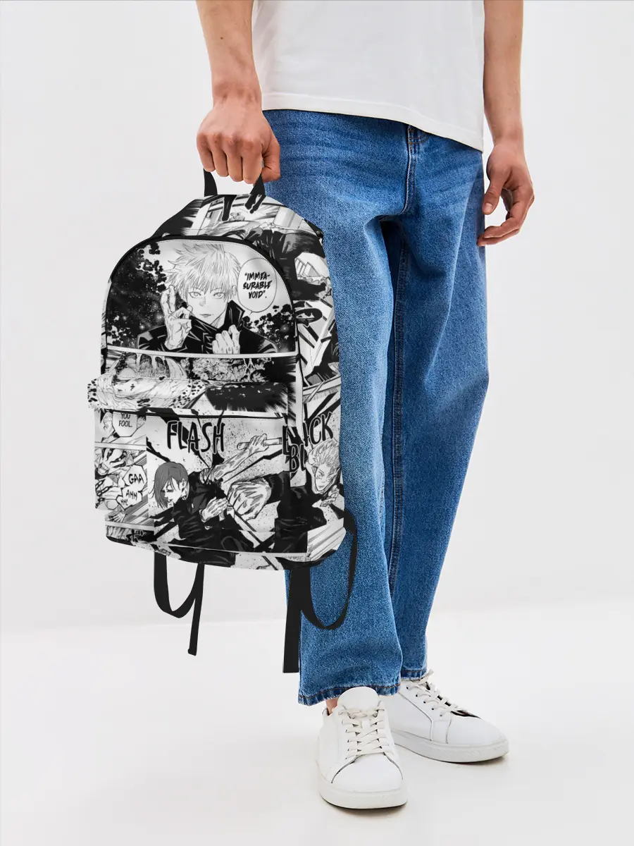 Рюкзак джинсовый / Магическая битва манга