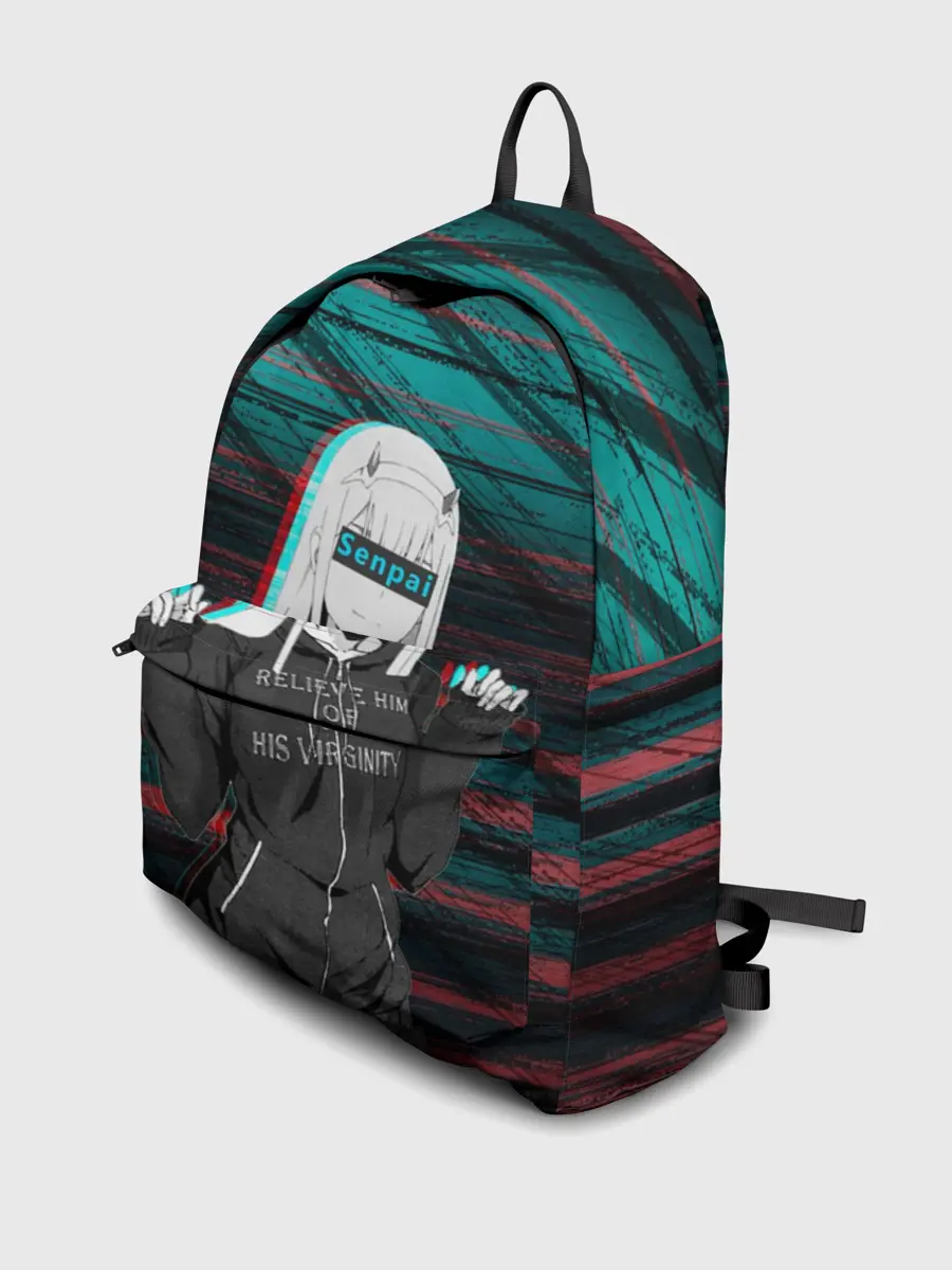 Рюкзак джинсовый / Zero Two Glitch