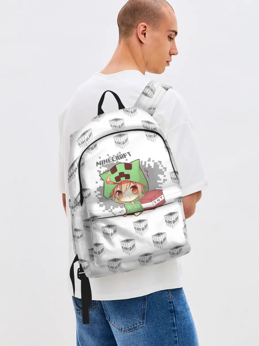 Рюкзак джинсовый / Minecraft