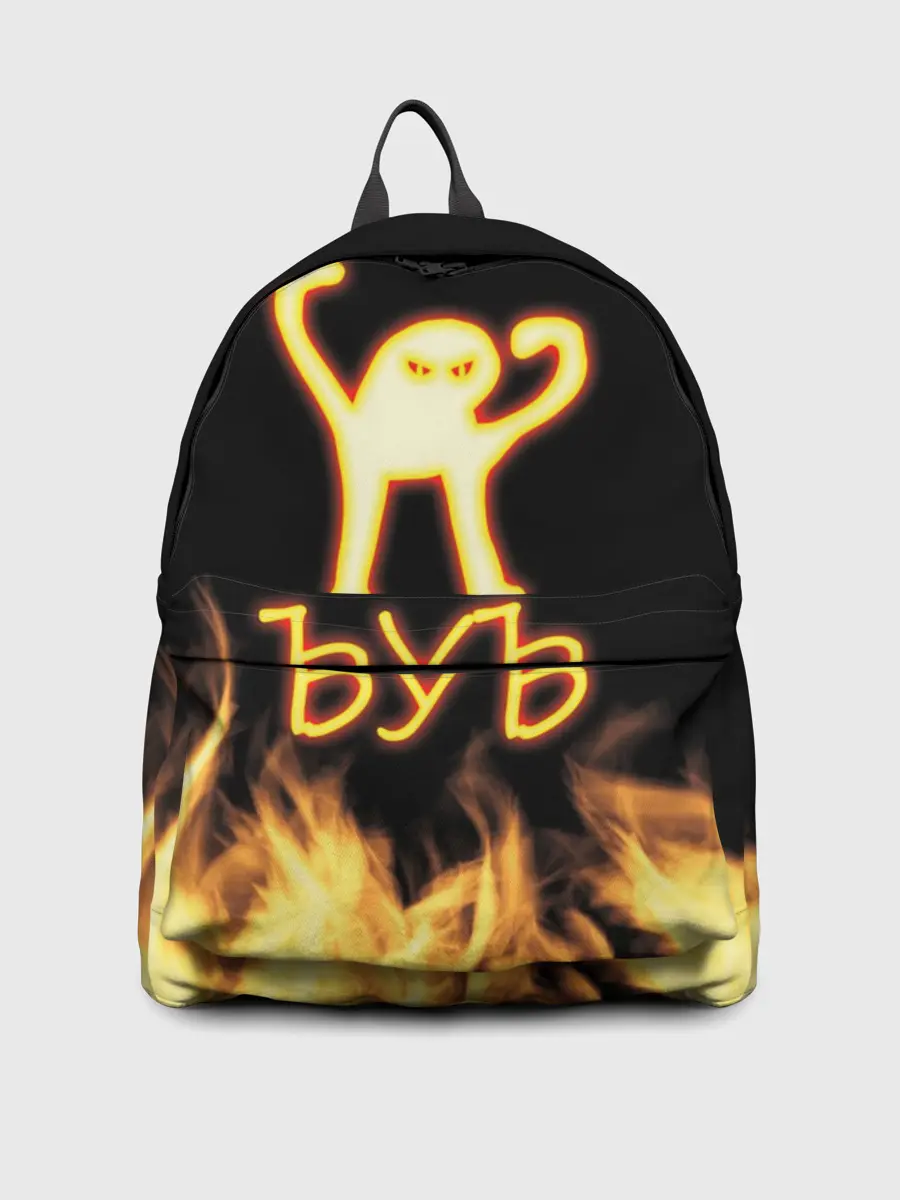 Рюкзак джинсовый / Огненное ЪУЪ