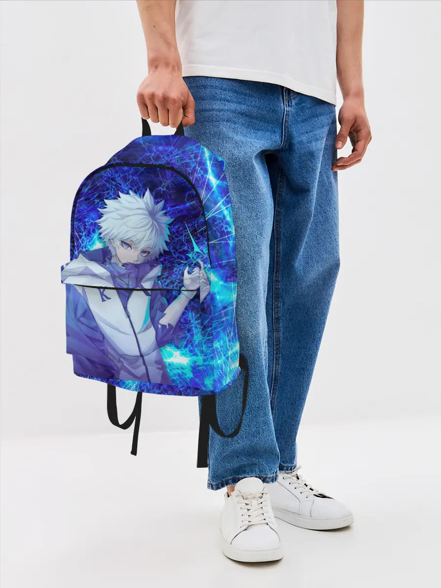 Рюкзак джинсовый / Киллуа Золдик