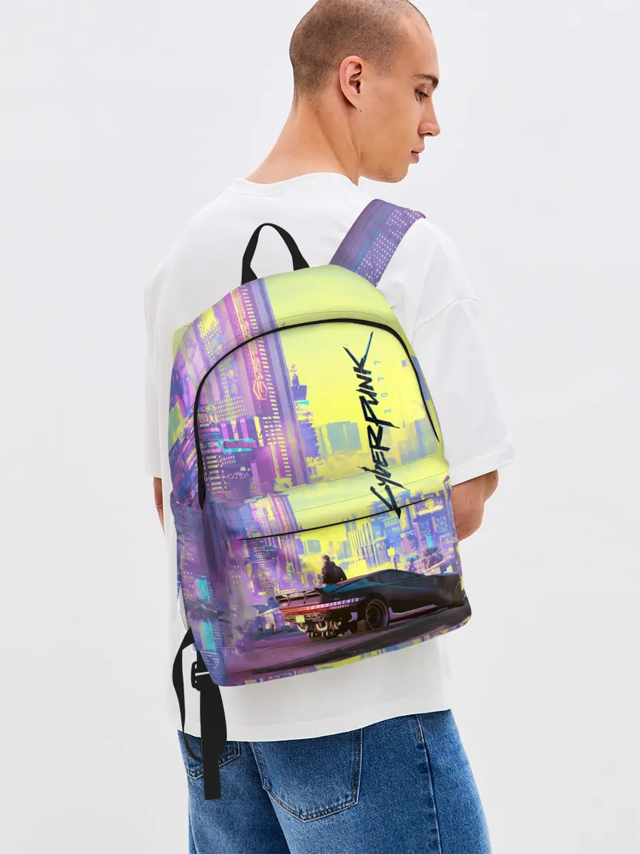 Рюкзак джинсовый / Cyberpunk 2077