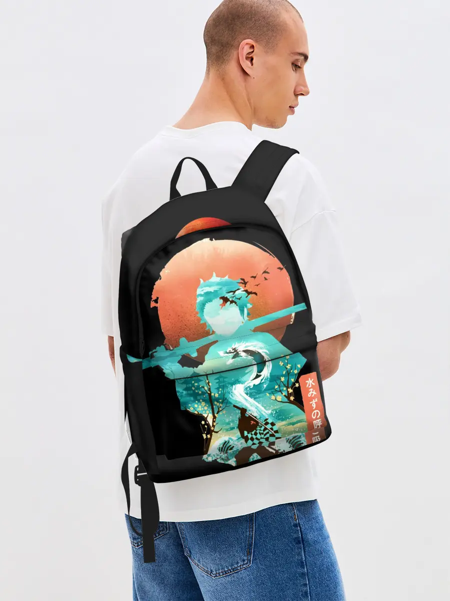 Рюкзак джинсовый / Танджиро