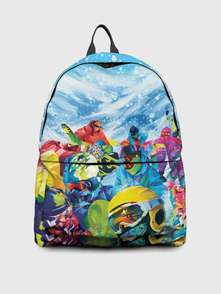 Рюкзак джинсовый / Палитра сноуборд