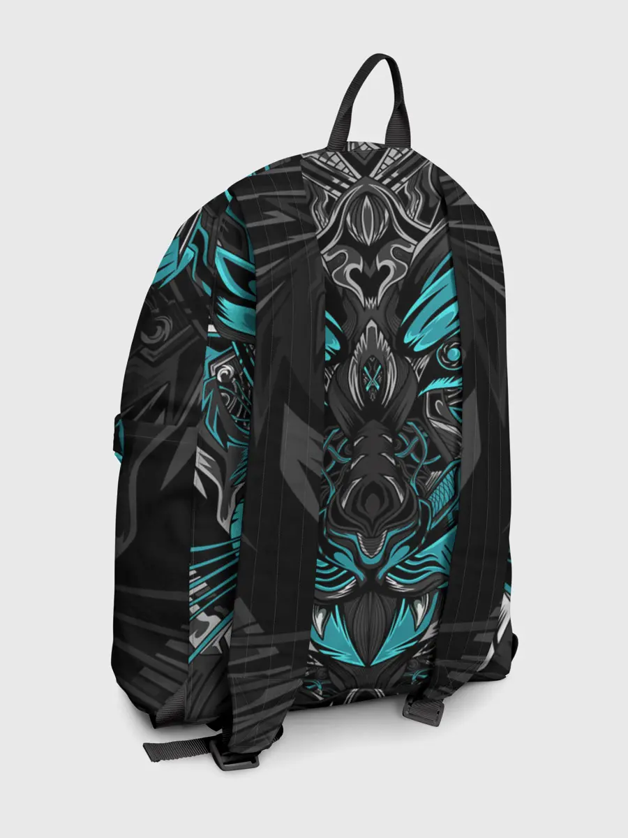 Рюкзак джинсовый / Абстракция тигр