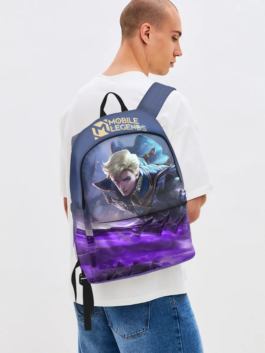 Рюкзак джинсовый / Алукард - Mobile Legends