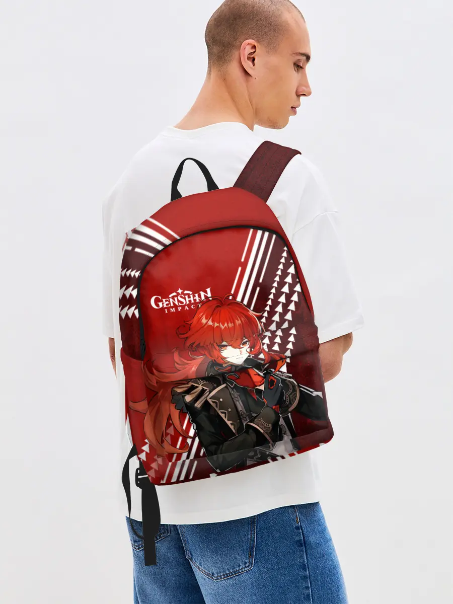 Рюкзак джинсовый / Genshin Impact