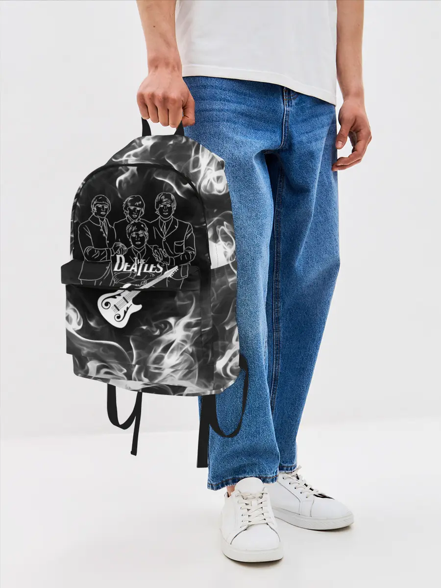 Рюкзак джинсовый / The Beatles