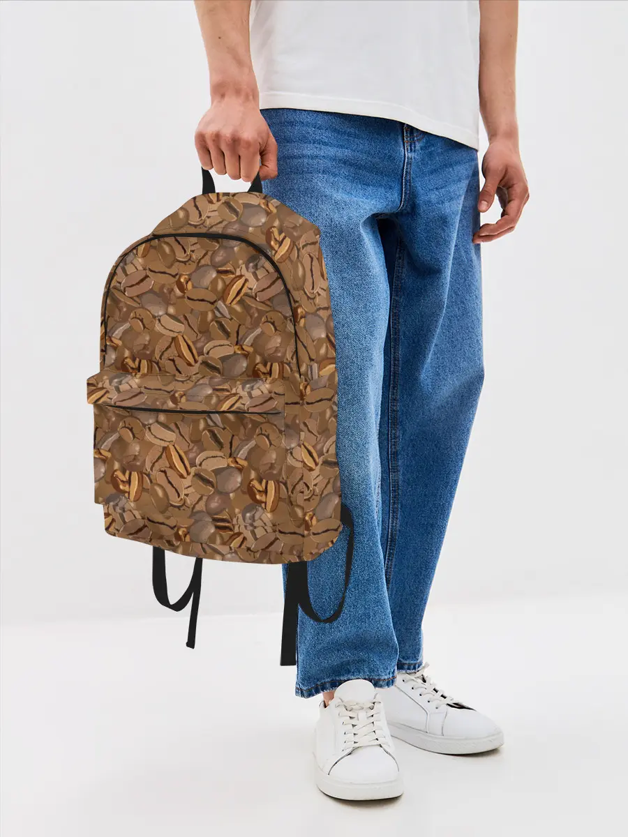 Рюкзак джинсовый / Кофейные Зёрна