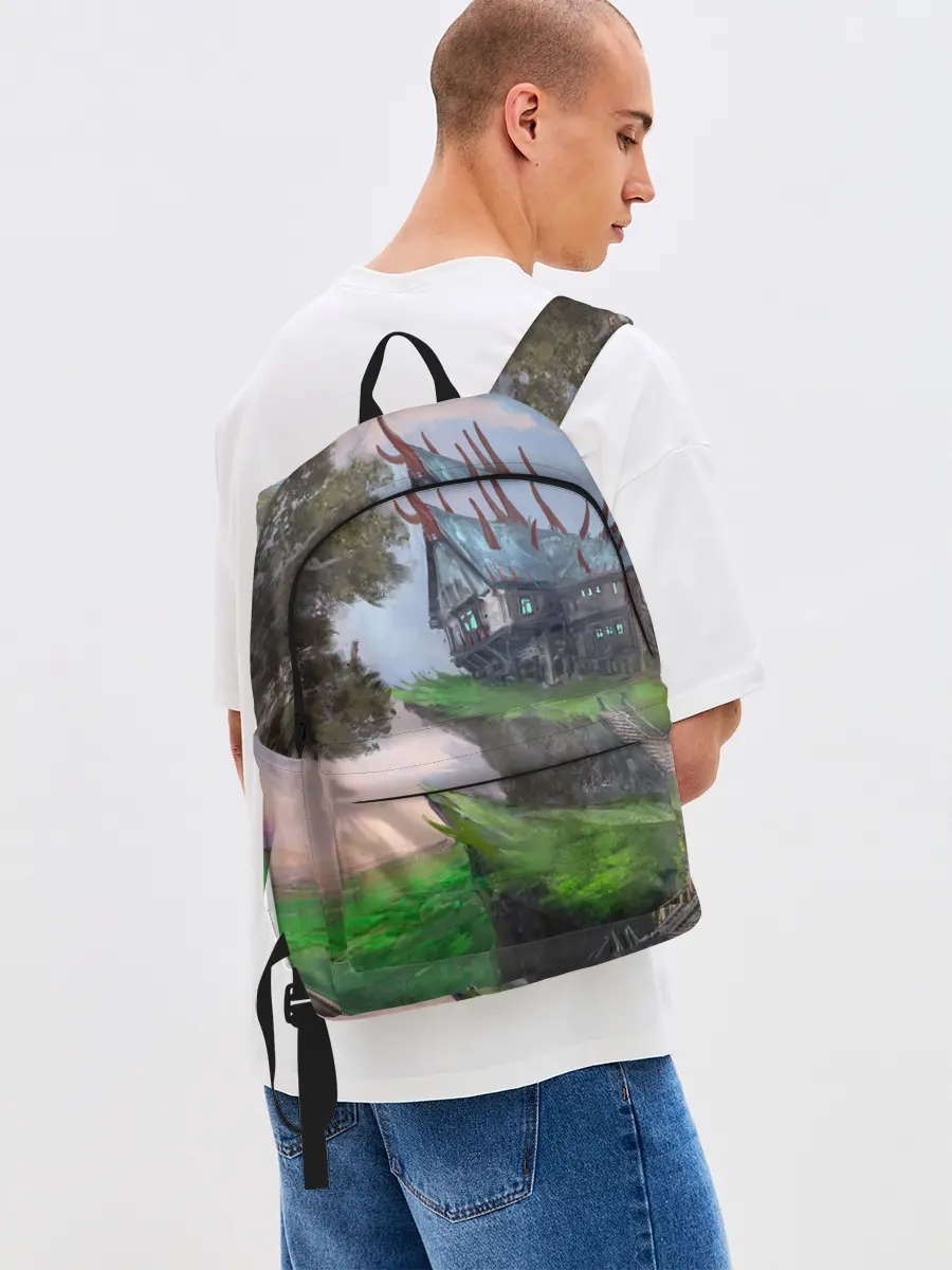 Рюкзак джинсовый / Гильдия магов