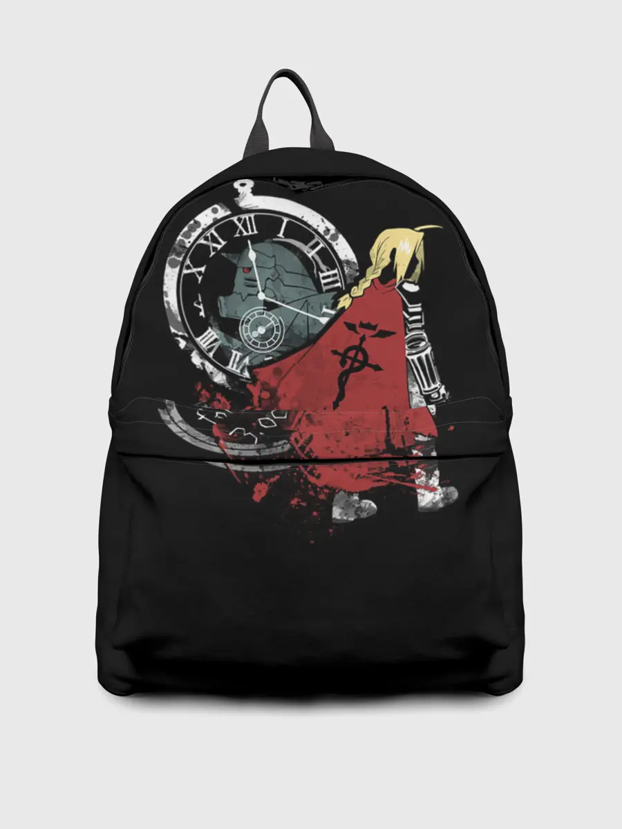 Рюкзак джинсовый / Стальной Алхимик