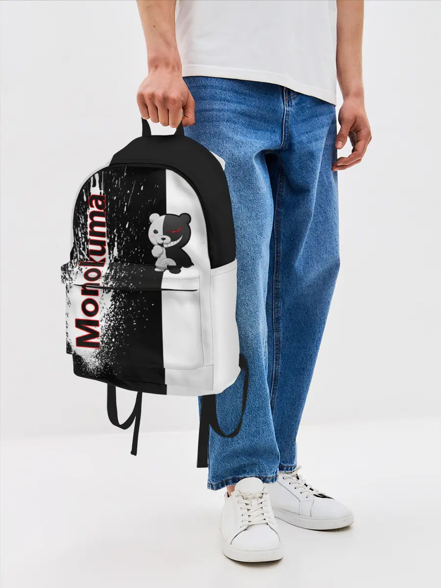 Рюкзак джинсовый / Monokuma